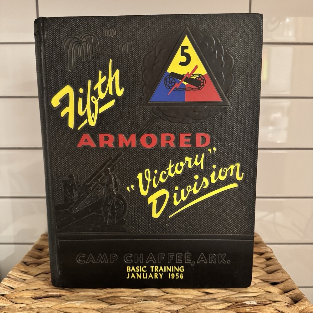 1956 Camp Chafee, Arkansas; Fifth Armored Victory Division, basic training Jan‎